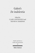 Cover: Galen's De indolentia - Mohr Siebeck