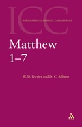 Cover: Matthew 1-7 - T.& T.Clark Ltd