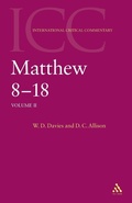 Cover: Matthew 8-18 - T.& T.Clark Ltd