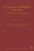 Cover: Classical Hebrew Poetry - T.& T.Clark Ltd