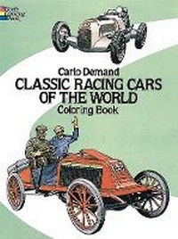 Enlarge image Cover: Classic Racing Cars of the World Coloring Book - Dover Children's