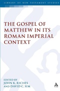 Cover: The Gospel of Matthew in its Roman Imperial Context - T.& T.Clark Ltd