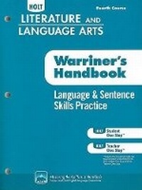 Enlarge image Cover: Holt Literature & Language Arts Warriner's Handbook - Holt McDougal