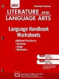 Enlarge image Cover: Holt Literature and Language Arts - Holt McDougal
