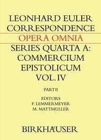 Abbildung von: Correspondence of Leonhard Euler with Christian Goldbach - Birkhäuser