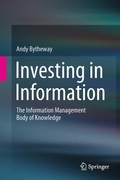 Cover: Investing in Information - Springer