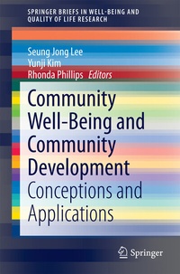 Enlarge image Cover: Community Well-Being and Community Development - Springer