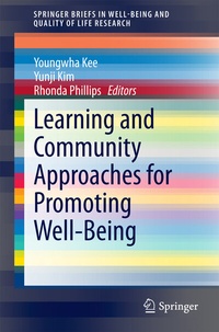 Enlarge image Cover: Learning and Community Approaches for Promoting Well-Being - Springer