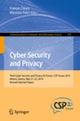 Cover: Cyber Security and Privacy - Springer