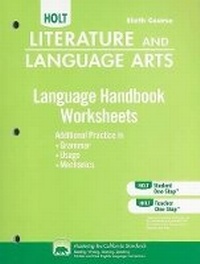 Enlarge image Cover: Holt Literature and Language Arts - Holt McDougal