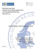 Cover: Einf&uuml;hrung in die Fertigungslehre - Shaker