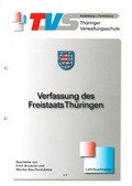 Cover: Verfassung des Freistaats Th&uuml;ringen - Th&uuml;ringer Verwaltungsschule