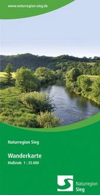 Abbildung von: Wanderkarte Naturregion Sieg - grünes herz