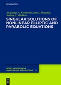Cover: Singular Solutions of Nonlinear Elliptic and Parabolic Equations - De Gruyter