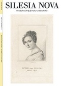Cover: Silesia Nova. Zeitschrift f&uuml;r Kultur und Geschichte / Silesia Nova - Neisse Verlag