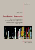 Cover: Kunstkatalog - Katalogkunst - De Gruyter