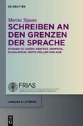 Cover: Schreiben an den Grenzen der Sprache - De Gruyter