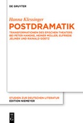 Cover: Postdramatik - De Gruyter