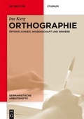 Cover: Orthographie - De Gruyter