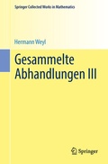 Cover: Gesammelte Abhandlungen III - Springer