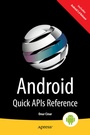 Cover: Android Quick APIs Reference - APress
