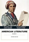 Cover: American Literature, Volume 1 Plus New Mylab Literature -- Access Card Package - Pearson