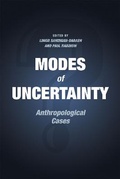 Cover: Modes of Uncertainty - University of Chicago Press