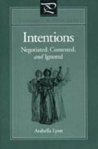 Enlarge image Cover: Intentions - Pennsylvania State University Press