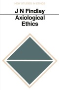Cover: Axiological Ethics - Macmillan