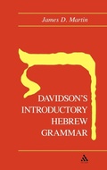 Cover: Davidson's Introductory Hebrew Grammar - T.& T.Clark Ltd
