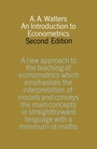 Cover: An Introduction to Econometrics - Macmillan