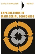 Cover: Explorations in Managerial Economics - Macmillan