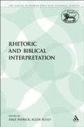 Cover: Rhetoric and Biblical Interpretation - Sheffield Academic Press