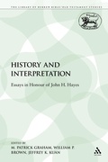Cover: History and Interpretation - Sheffield Academic Press