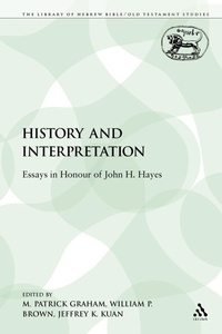 Enlarge image Cover: History and Interpretation - Sheffield Academic Press