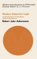 Cover: Modern Deductive Logic - Macmillan