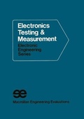 Cover: Electronics Testing and Measurement - Macmillan