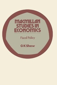 Enlarge image Cover: Fiscal Policy - Macmillan