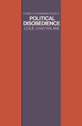Cover: Political Disobedience - Macmillan