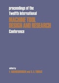 Cover: Machine Tool Design and Research - Macmillan