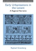 Cover: Early Urbanizations in the Levant - Leicester University Press
