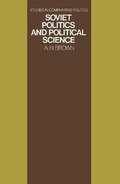Cover: Soviet Politics and Political Science - Macmillan