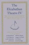 Cover: Elizabethan Theatre: v. 4 - Macmillan