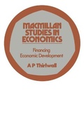 Cover: Financing Economic Development - Macmillan
