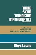 Cover: Third Year Technician Mathematics and Applications - Macmillan