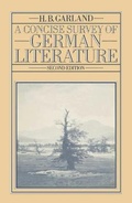 Cover: Concise Survey of German Literature - Macmillan