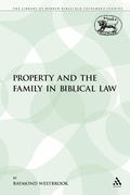 Cover: Property and the Family in Biblical Law - Sheffield Academic Press
