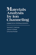 Cover: Materials Analysis by Ion Channeling - Academic Press