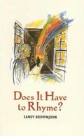 Cover: Does it Have to Rhyme? - Hodder & Stoughton Ltd