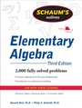 Cover: Schaum's Outline of Elementary Algebra, 3ed - McGraw-Hill Education